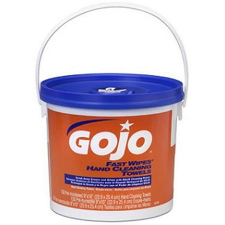 Gojo 6298-04 130 Count Hand Cleaning Wipes - 4 per Case