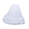 thumbnail image 4 of Milaget Girls Petticoat Formal Accessory for Wedding Birthday Party Costume Dressing White, 4 of 9