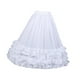 thumbnail image 4 of Enagua para niña, enagua de niña, enagua de crinolina portátil para boda, Blanco, 4 of 9