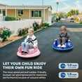 thumbnail image 6 of 12V Bumper Car,Neche Ride On Toys for Toddlers,360° Spin Toddler Car with Remote,5 LED Lights,Blue, 6 of 12