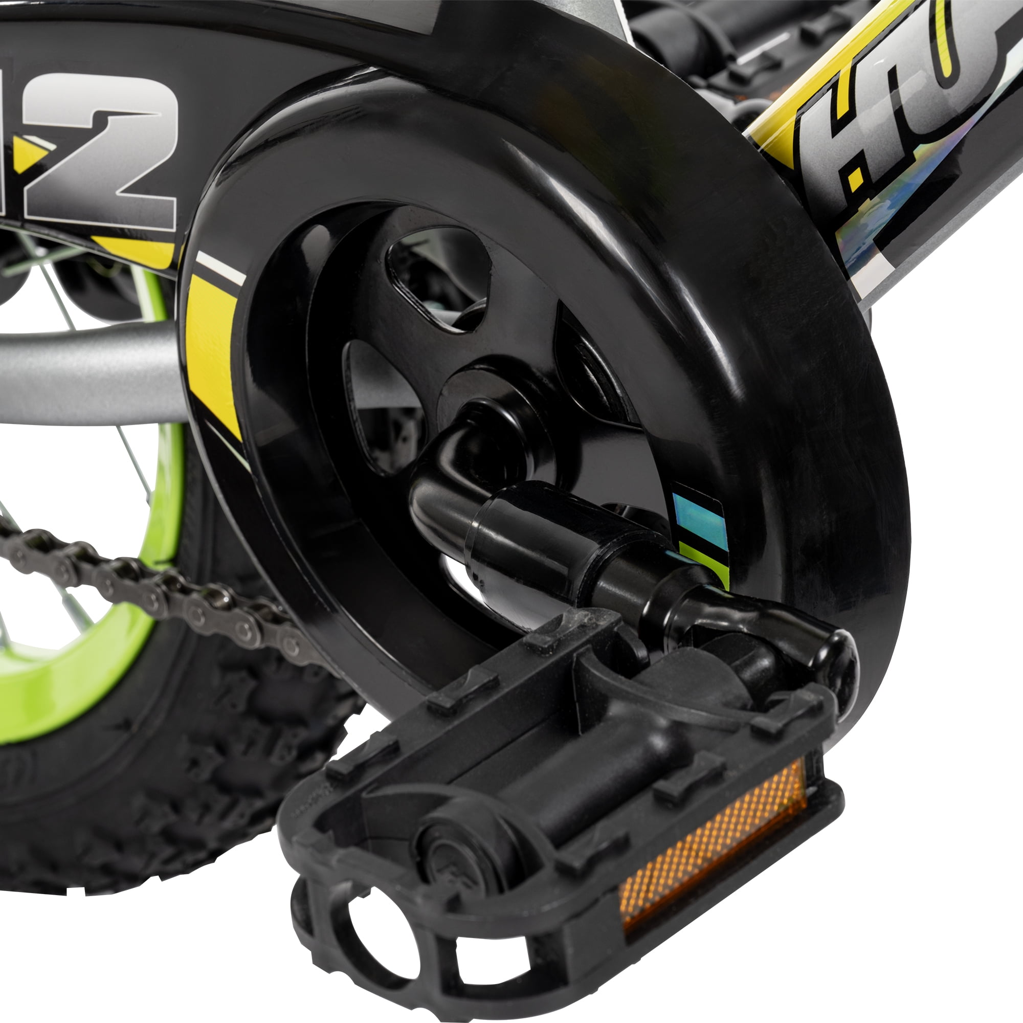 Huffy Rock It 12-inch Boys’ Bike with Training Wheels, Grey