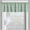 thumbnail image 2 of Ambesonne Goose Valance Pack of 2, Ladies and Gentlemen Geese, 42"X12", Seafoam Coconut and Orange, 2 of 5
