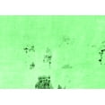 thumbnail image 1 of Ahgly Company Indoor Rectangle Abstract Emerald Green Modern Area Rugs, 8' x 10', 1 of 4
