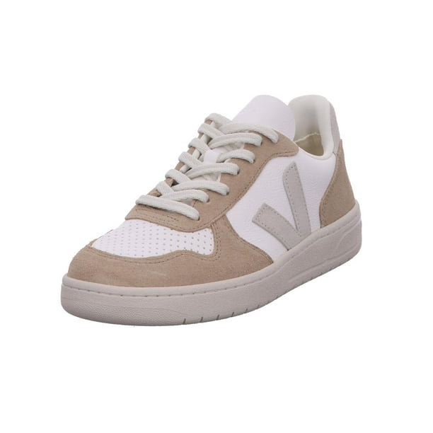 Tenis VEJA V-10 para hombre Veja piel sin CROMO extra blanco/natural 10