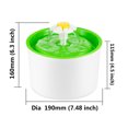 thumbnail image 5 of Fashion Automatic 1.6L Flower Style Dog Cat Kitten Water Drinking Pet Fountain Pet Bowl Drink Dish Filter Orange/Blue/Green, 5 of 9
