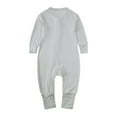 thumbnail image 6 of Footie Pajamas for Kids Baby Cotton Rompers Footed Pajamas Zipper Long Sleeve Sleeper Jumpsuit Baby Clothes Boy 0-3 Months, 6 of 9