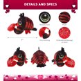 thumbnail image 3 of DolliBu I LOVE YOU Baby Soft Plush Red Lobster - Cute Stuffed Animal with Red Heart And With Name Personalization For Valentine, Anniversary, Romantic Date, Boyfriend or Girlfriend Gift - 5.5", 3 of 6