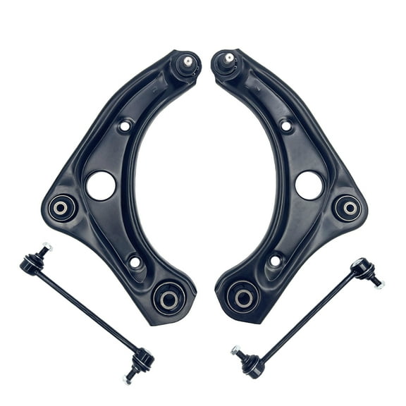 Frenzybro 4PCs Front Lower Control Arm with Ball Joint Sway Bar Links Suspension Kits Replacement For 2012-2019 Nissan Versa 2015-2017 Nissan Micra