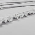 thumbnail image 5 of Ruffle Bed Sheet Set 6 Piece - 22 Inch Deep Pocket - 400 Thread Count - 100% Egyptian Cotton - Super Comfy, Extra Soft and Luxury - Light Gray Solid, Olympic Queen Size., 5 of 6