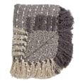 thumbnail image 2 of Saro Lifestyle Petite Pom Pom Design Tassel Trim Throw, 2 of 4