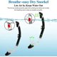 thumbnail image 4 of Juego de esnórquel Equipo de esnórquel para adultos, máscaras de buceo con tapa seca y esnórquel para hombre y mujer, equipo de buceo de fácil respiración con vidrio panorámico templado antivaho, 4 of 7