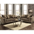 thumbnail image 2 of Welted trim on brown upholstery | Enhance the living room decor | Present a refined and fashionable look, 2 of 4