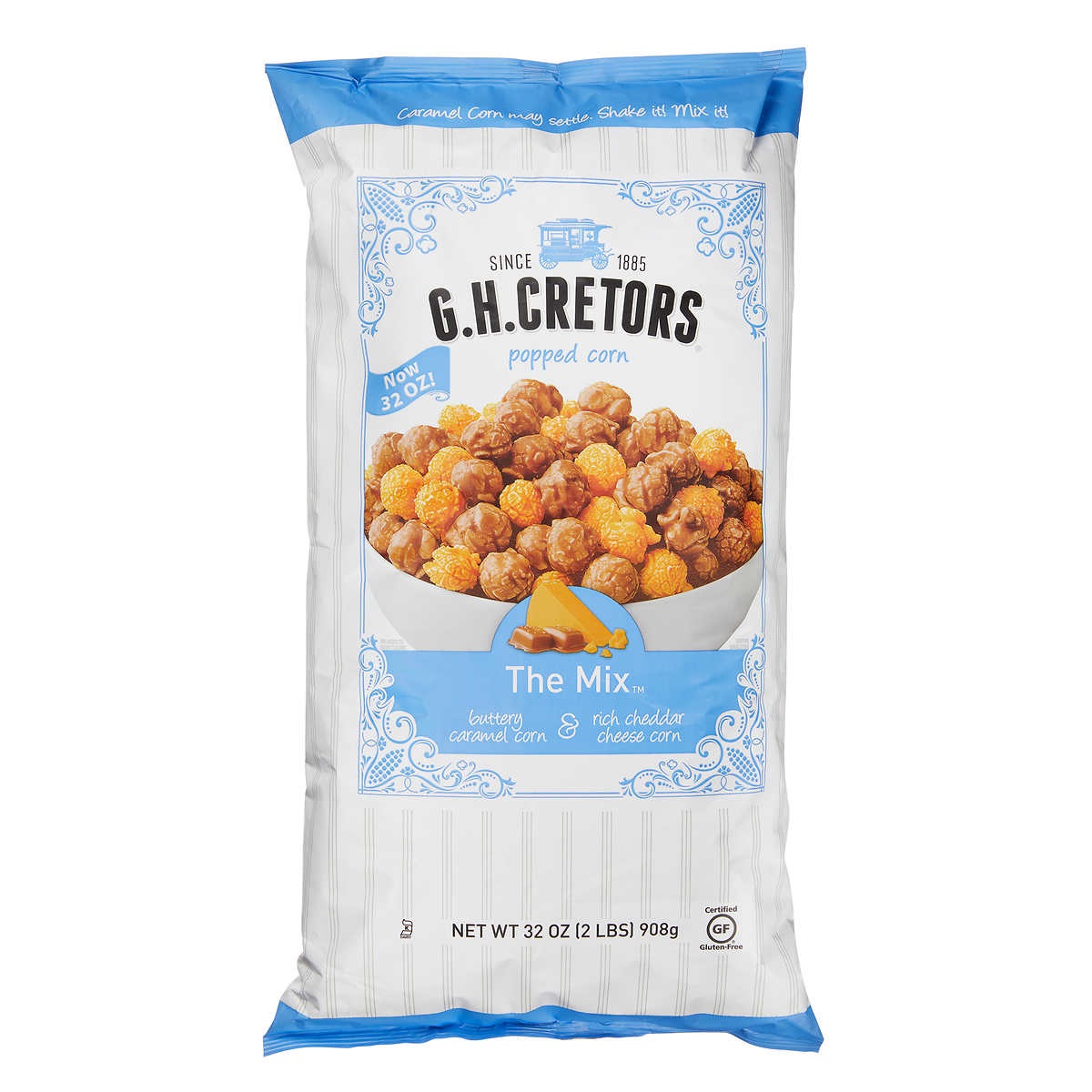 G. H. Cretors Popped Corn, The Mix, 32 Ounce