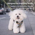 thumbnail image 2 of PawWave 3-Piece No Pull Dog Harness Set with Leash & Car Seat Belt, Adjustable Reflective Harness for Small & Medium Dogs, 2 of 11