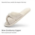 thumbnail image 5 of TRANSLINK Slippers for Women Plush Open Toe Sandals Ultra Comfy Portable Indoor Outdoor, 5 of 6