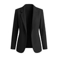 thumbnail image 5 of Stamzod Womens Jackets Dressy Casual Open Front Long Sleeve Blazer Lapel Business Work Dress Jacket with Pockets Black-1 L, 5 of 10