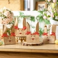 thumbnail image 4 of Easter Bunny Party Favor Bags DIY Bunny Gift Boxes with Red Bow Ribbon Rustic Paper Rabbit Ears Treat Goodie Bags for Easter Spring Birthday Supplies, 4 of 4