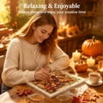 thumbnail image 5 of Autumn Pearl Painting Kit, 3D Pearl Diamond Painting Kit, DIY Pearl Art Craft for Adults, Thanksgiving Harvest Home Wall Decor, Handmade Seasonal Gift，Autumn Birdhouse Decor, 5 of 7