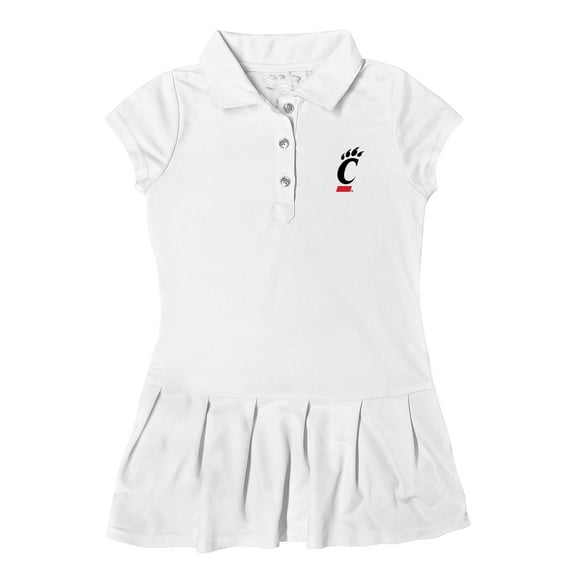 Girls Toddler Garb White Cincinnati Bearcats Caroline Polo Dress