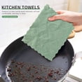 thumbnail image 2 of 20 Pack Kitchen Dish Cloth, Absorbent Microfiber Cleaning Cloth for Cleaning Dishes, Kitchen, Bathroom(Gray & Green), 2 of 8