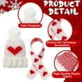 thumbnail image 3 of Dalrosia Mini Knit Hat Mini Christmas Scarf Set Mini Santa Hats for Crafts Mini Christmas Decorations for DIY Doll, 3 of 4