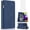 Blue, variant on REQO Compatible with Samsung Galaxy A52/A52S 5G Wallet Case Tempered Glass Screen Protector Zipper Leather Flip Cover Card Holder Stand Cell Accessories for A 52 S 4G G5 52A S52 52S Women Men