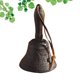 thumbnail image 2 of Campanas de mano de hierro fundido Campanas de mano de campo retro Campanas eólicas de hierro Campanas colgantes creativas (color oxidado), 2 of 7