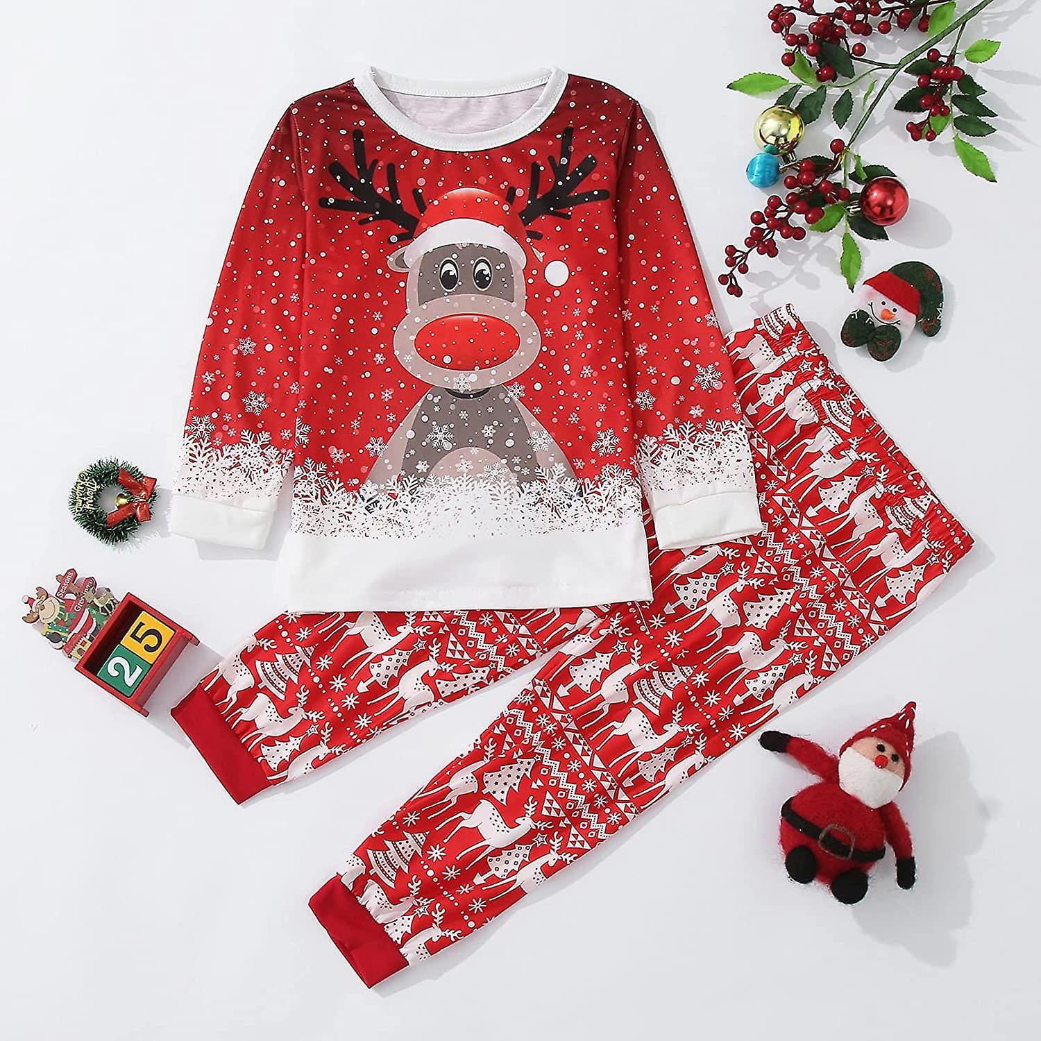 Christmas Pajama Set For Women Christmas Family Pajamas Couple Pajamas Soft Pajama Pants Satin Sleepwear For Women Walmart