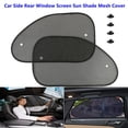 thumbnail image 1 of MesaSe Car Side Window Shade (2 Pack) | Baby  Pet Friendly Car Cling Sun Shade with Complete Infant Protection from 97% Sun UV Rays, 1 of 6