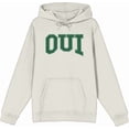 thumbnail image 4 of French Oui Adult Sand Long Sleeve Hoodie-Medium, 4 of 6