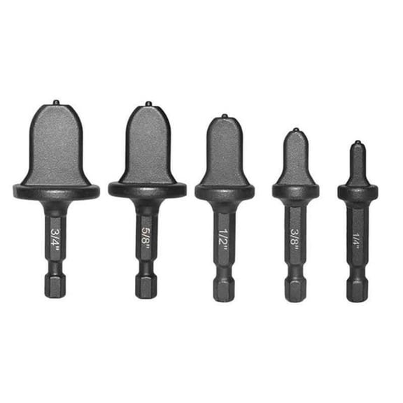 Premium Swaging and Pipe Expansion Tool Set  Includes 5 Flare Expanders & 6 Pipe Expanders, Durable Bearing Steel, 1/4" Hex Shank for HVAC, Plumbing, and DIY Repairs