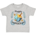 thumbnail image 3 of Inktastic Happy Hanukkah Dreidel and Laurels Boys or Girls Toddler T-Shirt, 3 of 5