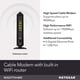 thumbnail image 2 of Reacondicionado Combinación de enrutador WiFi y módem por cable NETGEAR Nighthawk C7000, 2 of 6