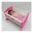thumbnail image 2 of Mini muñeca de bebé cama individual con y de ropa de encaje para muebles de dormitorio de recién Hugo Juego de cama Dolls Single Bed, 2 of 10