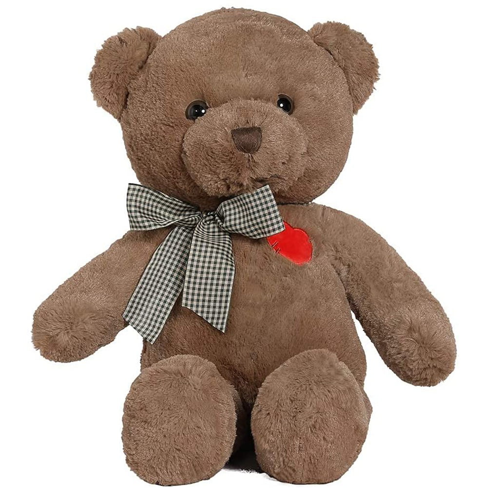 Teddy Bear Plush Cute Teddy Bear Plush Valentine'S Day Birthday Gift 20  Inches (Chocolate Color)