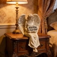 thumbnail image 4 of Angel Shelf Sitter Figurine (4.72in) - "Watching Over You" Memorial Statue, Resin Home Decor for Shelf & Mantel, 4 of 6