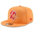 thumbnail image 3 of Men's New Era Orange Tampa Bay Buccaneers 50th Season Side Patch 9FIFTY Snapback Hat, 3 of 4