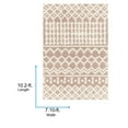 thumbnail image 6 of Livabliss Area Rugs for Living Room, 8x10 Urban Shag Global Dusty Pink Rug, Bedroom Dining Room Home Decor Stain Resistant Carpet (7'10" x 10'2"), 6 of 7