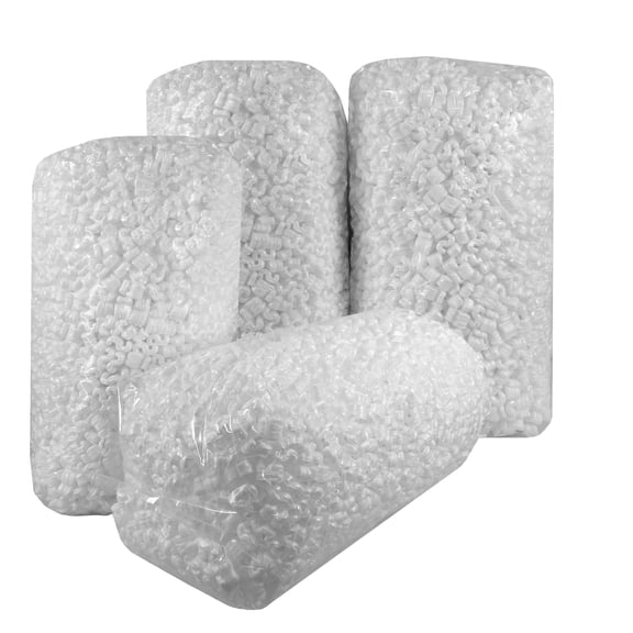 UOFFICE Polystyrene Packing Peanuts 14 Cuft. Industrial Packaging Shipping Void Fill