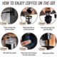 thumbnail image 3 of Cafetera espresso portátil, máquina de café eléctrica de viaje para oficina, viajes y camping. Café molido., 3 of 5