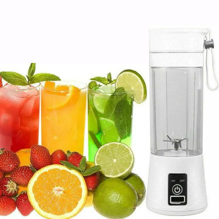 Usb Rechargeable 380ml Blender Mixer For Fruits Vegetables Citrus