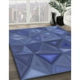 thumbnail image 2 of Ahgly Company Indoor Rectangle Patterned DarkSlate Blue Purple Area Rugs, 2' x 5', 2 of 6