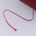thumbnail image 5 of 1 piece Durable 0.8mm Leather Waxed Thread Polyester Cord St for DIY Red, 5 of 8