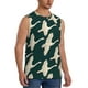 thumbnail image 2 of Fotbe Flying Swans Men's Camiseta sin Mangas Estampada para Hombres, Playera Casual para Gimnasio, Entrenamiento, Playa-XX-Large, 2 of 7