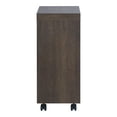 thumbnail image 5 of Furniture of America Halon End Table with Casters, Walnut Oak, 5 of 6