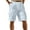 White, variant on MTBLYS Mens Cargo Shorts Fashion Solid Color Comfortable Shorts with Pockets Casual Loose Fit Comfort Waist Basic Shorts Casual Shorts Men