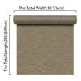 thumbnail image 6 of 30" Wide Grasscloth Peel and Stick Wallpaper Self Adhesive Tan Brown Textured Wallpaper Removable Fabric Contact Paper for Walls Grass Cloth Decorative Vinyl Roll for Bedroom Living Room 30"x236", 6 of 8