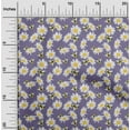 thumbnail image 2 of oneOone Cotton Poplin Purple Fabric Floral Sunflower With Honey Bee Diy Clothing Quilting Fabric Print Fabric By Yard 42 Inch Wide, 2 of 4