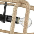 thumbnail image 6 of Wry Lighting Camden 4-light Semi-Flush Mount in Matte Black, 6 of 11