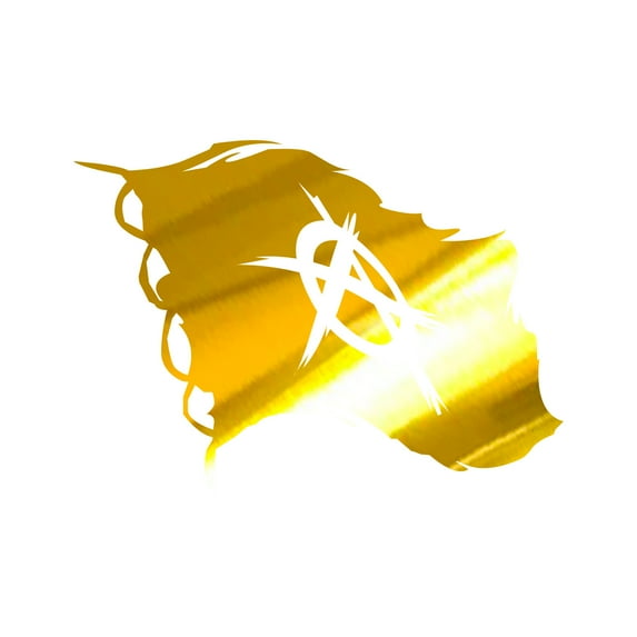 Anarchy Flag Sticker Decal Die Cut - Self Adhesive Vinyl - Weatherproof - Made in USA - Many Color and Sizes - anarchist